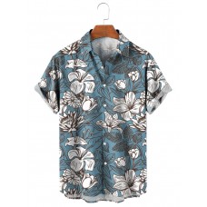 Summer Floral Print Shirt 53772340X