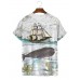 Men's Nautical & Whale Short Sleeve T-Shirt