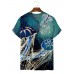 Men's Undersea Metal Jellyfish Short Sleeve T-Shirt